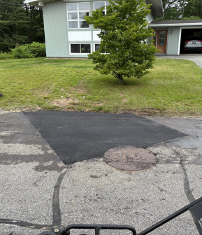 residential driveway patching